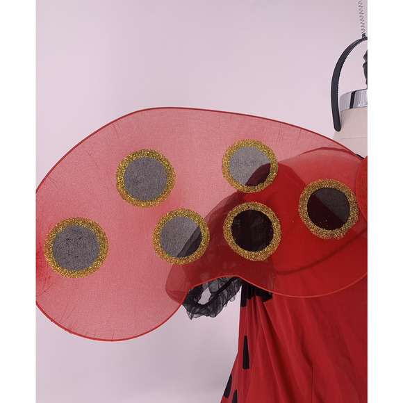 Leg Avenue 3-Piece Lovely Ladybug Adult Halloween Costume Plus Size 3X-4X - Picture 8 of 15